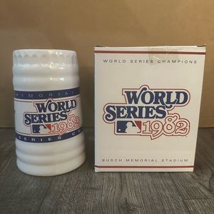 NIB St. Louis Cardinals 1982 World Series Beer Stein SGA  8/31/18